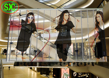 Wafer Chip Transparente LED Screen, Indoor Transparente LED display