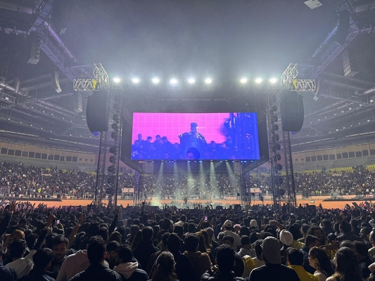 Ultra Slim Indoor P5 Advertising LED Rental Screen, impermeável 960Mm X 960Mm