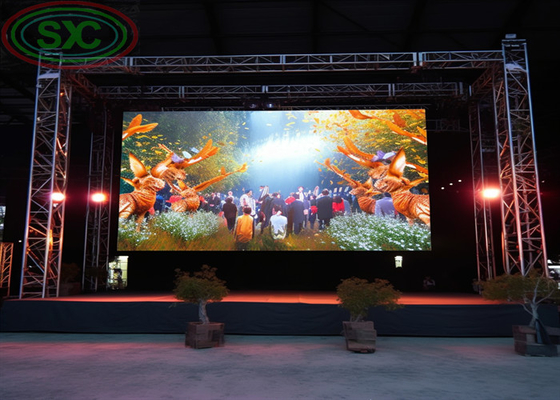 HD 4K 500*500mm Display LED de locação 2500cd/m2 SMD LED Screen com alta densidade de pixels