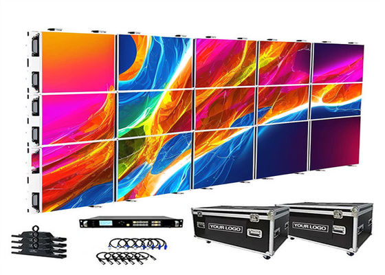 Bom preço SMD2121 P5 Outdoor RGB LED Full Color Die-Casting Aluminum Screen Fixa Gabinete de Ferro e Aço on-line