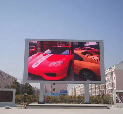10mm Pixel Pitch High Brightness LED Display Screens para publicidade externa na estrada
