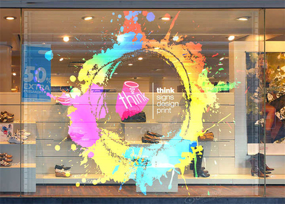 Indoor P3.9-7.8 Full Colour Transparent Led Display Screen Smd Curved Led Video Wall Glass Led Screen For Showcase