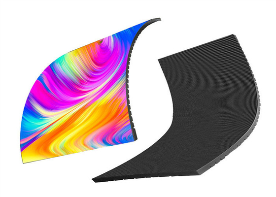 Muralha de visualização de vidro transparente de alumínio de fundição impermeável personalizável exterior P3.91 10 mm