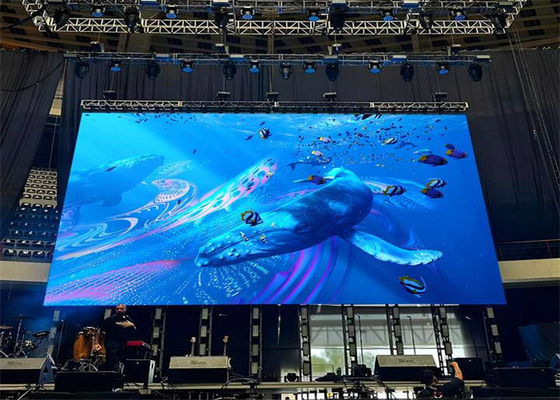 Display LED de parede interior de alta densidade P1.25 P2 com temperatura de cor de 6500K e ≥100 de vida útil em gabinete de alumínio de fundição