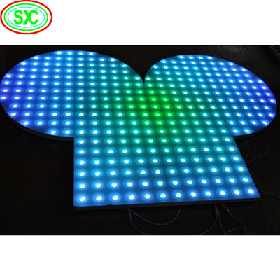 Piso de dança iluminado P 3.91 LED para exposições e apresentações B2B