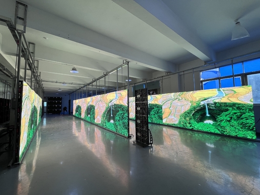 Teatro da igreja para aluguel de tela LED ultra fina de alta definição com função de exibição de texto