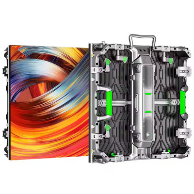 P3.91 Montagem rápida de vídeo Monitor LED a cores inteiras Armário de alumínio fundido a óleo