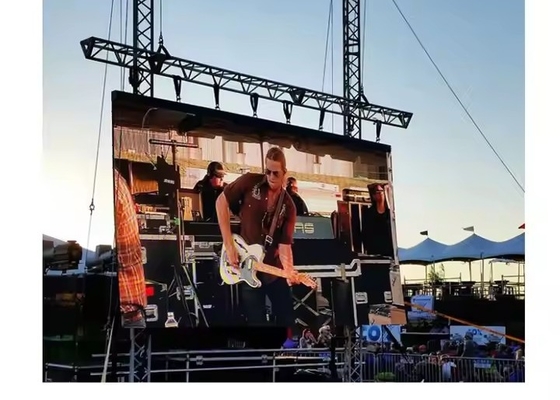 P3.91 Aluguer de palco Lâmpadas LED para exibição exterior 250*250 Módulo 500x500mm Painel 4500nits LED Video Wall