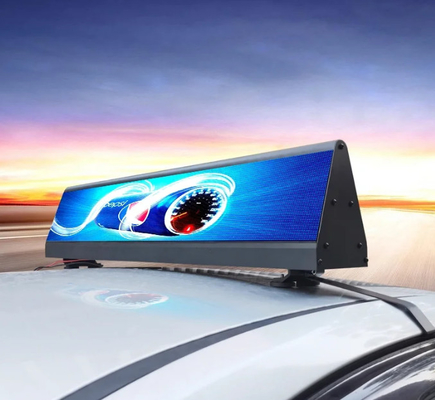 256 mm x 128 mm Cabinet Size P4 Full Color Cab Car Screen com design impermeável e 3
