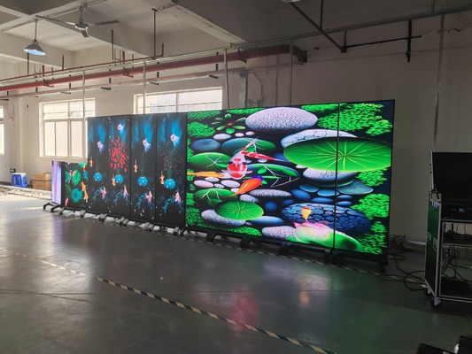 Indoor P1.8P2 P2.5 P3 P4 Modulo LED flexível cilindro curvo Ultra-finho Display LED circular flexível para uso na coluna do cilindro