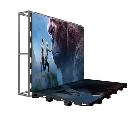 Iluminação de piso LED interativo com alta taxa de atualização de 3840hz/s e efeito de iluminação brilhante