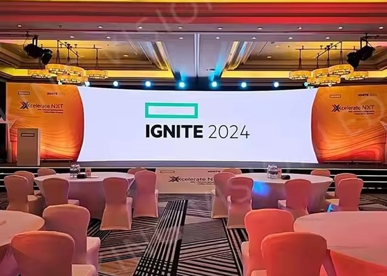 Aluguel de tela de palco 7500cd/m2 Full Color LED Display Indoor Video Wall Event Alto desempenho