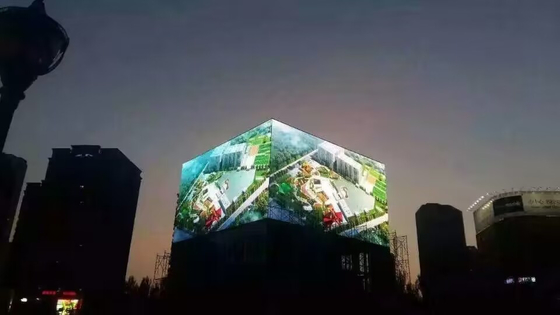 Display LED de alta resolução p10 exterior em cores completas com desempenho estável para sinal de transmissão de TV 10mm Pitch de pixels 7000 cd/m2 Brilho 16.7 milhões de cores IP65/IP54 Proteção 800W/m2 Potência máxima