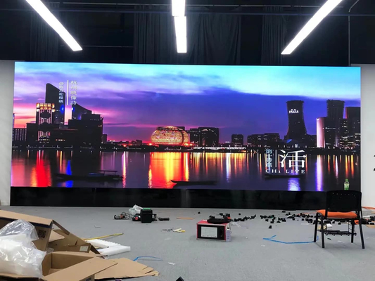 P2 Indoor Full Color LED Display 512x512mm Painel de alumínio de fundição a óleo de alta resolução LED Screen de parede de vídeo