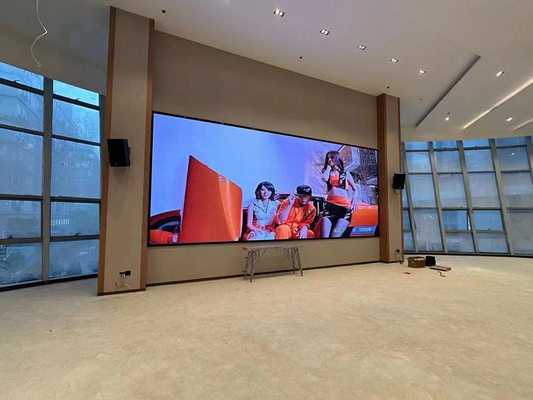 Aluguel e Instalação Ecrã curvo Ultra-Claridade Alta taxa de atualização 400x300mm LED Box Display, três em uma cor completa