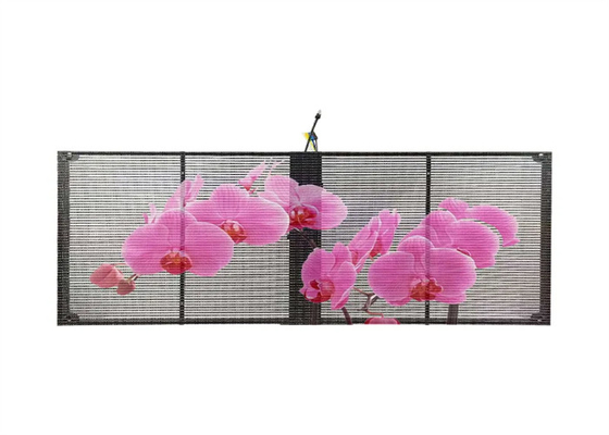 Sinalização LED transparente de alto brilho G3.91-7.82 Display LED 1000*500mm de alumínio fundido a pressão