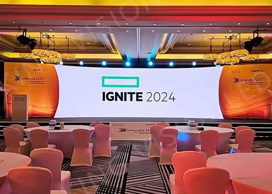 Ecrãs LED de publicidade RGB personalizadas para interiores P3 192mm X192mm Tamanho do módulo