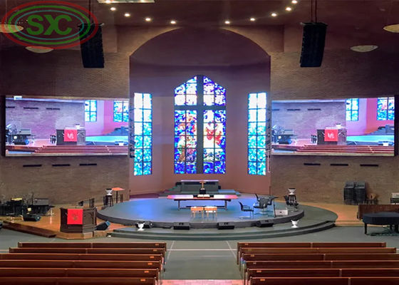 Display LED P3, P4, P5 em interiores