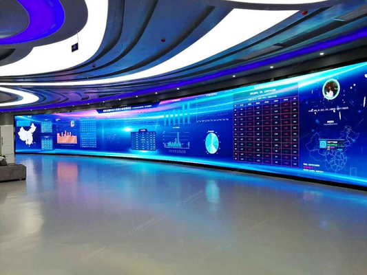 SCX LED P5 Display LED interior com 100 000 horas de vida útil a 50% de brilho e CAT5 Cable Single Mode Fiber Control Distance