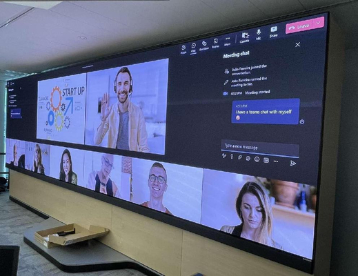 Ecrã de exibição LED de cor inteira de SMD P2 ultra fino para salões de casamento