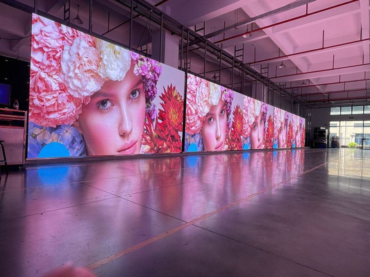Aluguel de tela de alumínio de fundição a óleo ultra-claro P1.667 Indoor LED Display 1/30 Scan Full Color