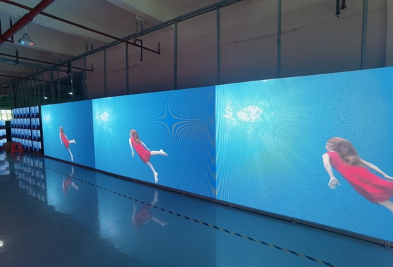 Aluguer de P12 em linha Jumbo Suspensão Impotente LED Display RGB 192x192 módulo LED