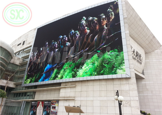 Customização de gabinete de ferro-aço de instalação fixa exterior LED sinal LED outdoor LED para publicidade