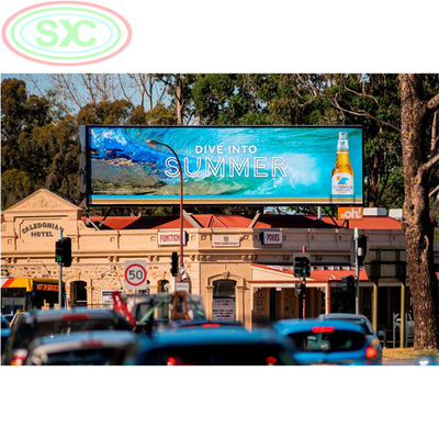 Customização de gabinete de ferro-aço de instalação fixa exterior LED sinal LED outdoor LED para publicidade
