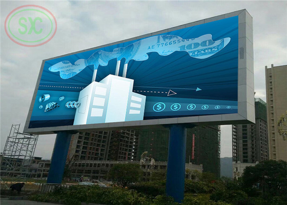 Customização de gabinete de ferro-aço de instalação fixa exterior LED sinal LED outdoor LED para publicidade
