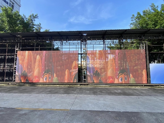 Ecrã de aluguer de LED / Ecrã LED fino e leve, tela de festival de grande palco personalizável