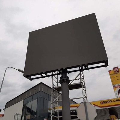 P6 Exibição LED exterior a cores completas com ângulo de visão horizontal e vertical de 120° para amplas aplicações