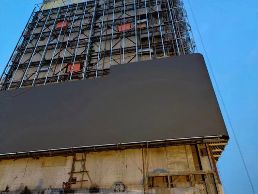 Display LED RGB P4 HD para exterior, gabinete de aço fundido de alumínio, garantia de 3 anos, display LED colorido para exterior