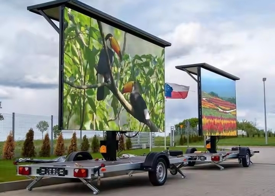P3.91 Display LED de carro a cores completas Publicidade Conveniente Modelo HD Impermeável