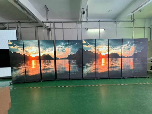 HD LED Poster Display P2.5 Full Color Piso de Anúncio em pé 1/16 Parede de varredura