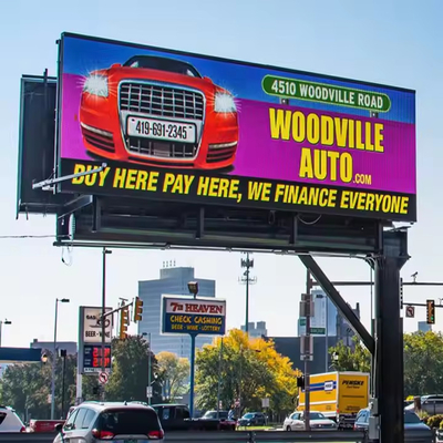P6 SMD Outdoors / Indoor LED Billboards, Full Clor LED Screens para publicidade