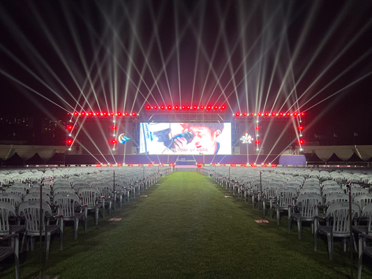 Fácil de conectar e desinstalar Exterior Full Color LED Display para Publicidade Multimédia Estádio Stage Show de Aluguel e Mais