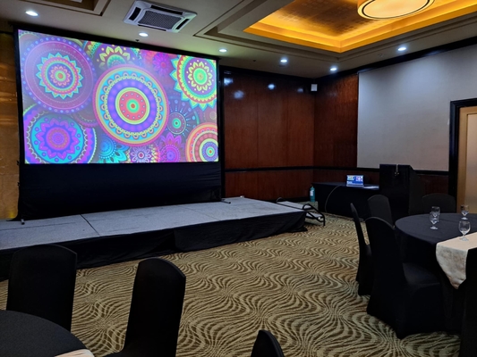 Display LED SMD interno P2 Pequeno passo Ecrã HD flexível de alta resolução
