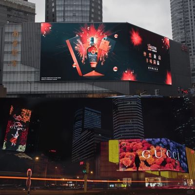 Tela LED SMD P8 com chip Epistar, passo de pixel de 8mm