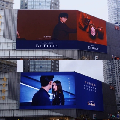 Stage Rental Die Cast Aluminum Background LED Billboard Rental HD Display LED grande flexível