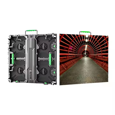 Localização exterior de aluguer de fundição por injeção de alumínio RGB LED Display P3.91 impermeável Multi-Ecrã HD flexível SMD DC5V