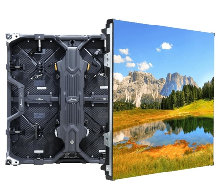 Aluguer P6 SMD Display LED RGB fixo Ecrã publicitário à prova d'água HD Tensão de trabalho DC5V