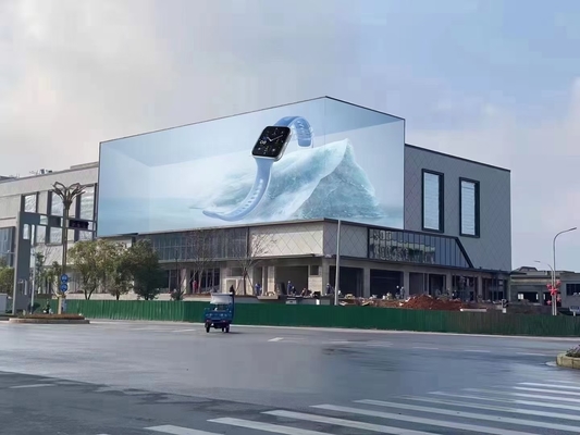 P5 Display LED de publicidade exterior de alumínio fundido, superfície curva SMD2121, brilho 2500 Nits