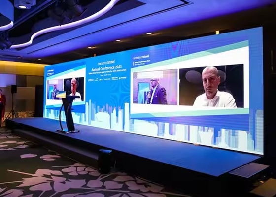 Display de vídeo exterior LED SMD P5 / 8500 Nits Display de parede exterior LED