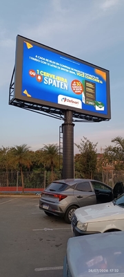 P10 Exterior Full Color LED Screen Rental SMD2121 Lâmpadas LED 16 bits Níveis de escala de cinza