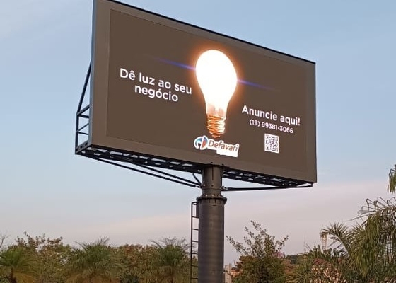 Alta taxa de atualização SMD3535 P6 Outdoor Full Color Advertising Billboard com 5000cd/m2 Brilho e Distância de Visualização Ótima