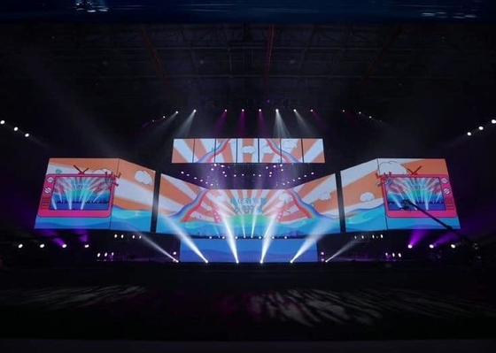 Display de LED de estágio interior a cores completas de tela de alumínio fundido com 3 anos de garantia