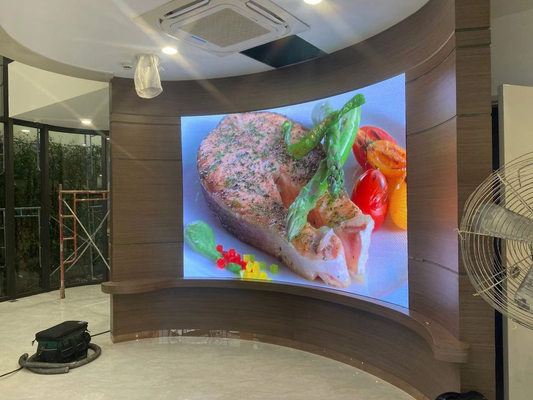 Processamento de alta precisão P3 Display LED de cores interiores com instalação e manutenção convenientes em várias indústrias