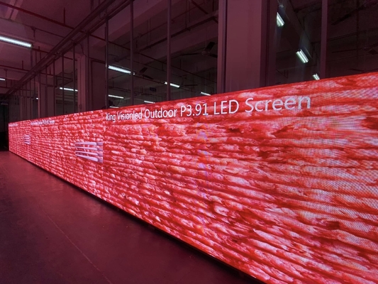 Ecrã LED à cor inteira à prova d'água Resistente ao vento Com alta definição Sem arrasto