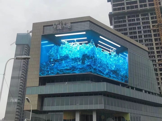 Alta taxa de atualização SMD3535 P6 Outdoor Full Color Advertising Billboard com 5000cd/m2 Brilho e Distância de Visualização Ótima