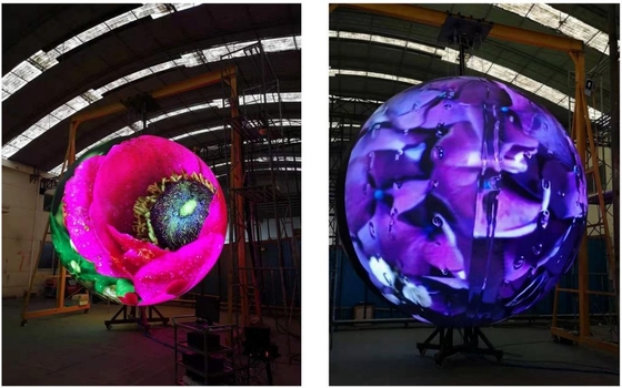 320*160mm Dimensão do módulo Esfera tela LED projetada com IP43 impermeável e Epistar Chip